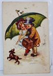 Cartão Postal Antigo -  Em bom estado de conservação, apresentando alguns desgastes do tempo. - Sem carimbo postal , Data à mão 10 de fevereiro de 1922  - Sem selo - Com mensagem escrita pelo remetente na parte de trás - Impresso na Itália - Formato: 14cm x 9cm -  Cód: P1-014