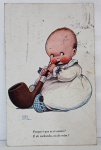 Cartão Postal Antigo - Em bom estado de conservação, apresentando alguns desgastes do tempo. - Com carimbo postal - Data: Julho de 1939 - Sem selo - Com mensagem escrita pelo remetente na parte de trás - Impresso em Lisboa, Portugal - Formato: 13,7cm x 8,7cm -  Cód: P1-016