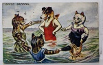 Cartão Postal Antigo - Em bom estado de conservação, apresentando alguns desgastes naturais do tempo. - Com carimbo postal, datado à mão de 1 de Abril de 1919 - Sem selo - Com mensagem escrita pelo remetente na parte de trás - Impresso não consta a origem - Formato: 13,7cm x 9cm -  Cód: P1-057