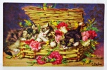 Cartão Postal Antigo - Em bom estado de conservação, apresentando alguns desgastes naturais do tempo. - Com carimbo postal, datado à mão de 28 de Abril de 1944 - Sem selo - Com mensagem escrita pelo remetente na parte de trás - Impresso na Suíça -  Formato: 14cm x 9cm -  Cód: P1-062