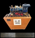 PRIMEIRA LOCOMOTIVA FABRICADA NO BRASIL, MEDINDO 160 CM DE COMPRIMENTO X 50 CM DE ALTURA X 40 CM DE LARGURA COM PESO APROXIMADO DE 100 KG. A MÁQUINA FOI FINAMENTE EXECUTADA ENTRE OS ANOS DE 1900 À 1910 PELO MECÂNICO AFFONSO SANTILLI DESCENDENTE DE ITALIANOS, QUE NÃO ESQUECEU NENHUM DETALHE DA LOCOMOTIVA ORIGINAL UTILIZADA NA ÉPOCA EM SÃO PAULO. É UMA OBRA DE ARTE, TODAS AS PEÇAS FORAM FEITAS PRIMOROSAMENTE A MÃO. EM 1915 O MAGNIFICO TRABALHO DE SANTILLI FOI PREMIADO NA EXPOSIÇÃO INTERNACIONAL DO TRABALHO, EM MILÃO. SEM DÚVIDAS UMA PEÇA RARA E AUTÊNTICA RESTAURADA PRESERVANDO SUA 100% SUA ORIGINALIDADE. ACOMPANHA ELEGANTE BASE EM MADEIRA, TOTALIZANDO APROX 130 CM DE ALTURA X 160 CM DE COMPRIMENTO. SOLICITE MAIS FOTOS E VÍDEOS PELO WHATSAPP (19) 97408-0251...ENVIO PARA TODO BRASIL.
