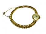 RELÓGIO LINCOLN SWISS - RARO RELÓGIO EM PLAQUÊ DE OURO 20 MICRONS, CLÁSSICO MODELO VINTAGE, BELA CAIXA DE 15 MM E PULSEIRA DE 6.0 MM DECORADA COM RICO TRABALHO E FINO ACABAMENTO - FUNÇÕES : HORAS - MINUTOS - SEGUNDOS - MOVIMENTO MECÂNICO A CORDA MANUAL SWISS DE PRECISÃO 17 JÓIAS FUNCIONANDO EM BOM ESTADO. PRECIOSA MANUFATURA LINCOLN, SUÍÇA INICIO DO SÉC XX.