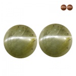 Raro par de preciosas Alexandritas cats eye de excelente qualidade e clareza, clássica lapidação oval cabochon, totalizando 1.08 cts medindo aprox 4.51 x 4.51 x 2.72 mm cada. ótimo investimento para montar uma joia de qualidade. Origem Sri Lanka.