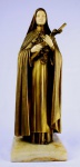 CHIPARUS, DEMÉTRE (1886 - 1947),Escultura em criselefantina representada por "Saint Therese de Lisieux",46 cm. Assinada. Marca de fundição "Etling - Paris".  Base original em ônix. Coleção particular Rio de Janeiro.