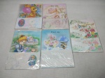 Lote de Papeis de Carta Anos 90, Com Diversos Papeis Sem Uso - Item Conforme Fotos