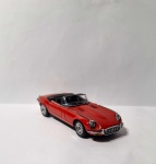 Auto art - jaguar E - TYPE conversível - escala 1:43 - cor: vermelho - modelo metal die-cast.