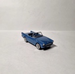 Universal hobbies -  Sunbeam alpine  - made in china - escala 1:43 - cor: azul - modelo metal die-ca