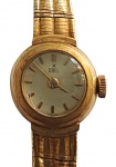 EBEL : Relógio de pulso feminino , caixa e pulseira em ouro amarelo 18 k , movimento manual a corda , revisado , funcionando.. Peso bruto. 16,3 gr . Med. 1,5 cm diam e 18 cm (pulseira)
