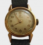 OMEGA : Relógio de pulso feminino , caixa em metal , não revisado. Med. 2,5 cm diam