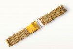 Pulseira de relógio em ouro amarelo 14 k . Peso 21,4 gr