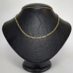 Colar em elos de corrente em ouro amarelo 16 k . Peso. 15,9 gr Med. 41 cm