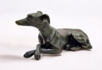 JULES MOIGNIEZ (1835  1894): Escultura em bronze , representando Galgo , assinado J. Moigniez . Med.