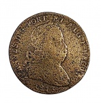 Numismática : Moeda , bronze, Portugal , Pataco 40 réis 1813 :  2 un.