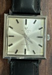 Universal Genéve Relógio Automático 30mm c/ Pulseira em Couro Tag Heur Funcionando