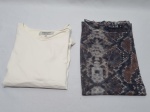 Lote de 2 camisas com manga comprida em cores e marcas diversas. Peças em bom estado. Tamanhos M & G .