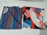 Lote de 2 camisas estampadas. Tam: GG.