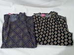 Lote de 2 camisas estampadas. Tam: GG