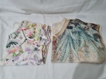 Lote de 2 camisas estampadas. Tam G
