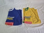 Lote de 2 camisas Brasil infantil Tam:10