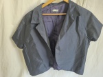 Blazer, cropped preto, Paula Borges Tam:M