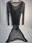 Vestido e blazer trabalhado em pedras. Tam:P