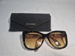 Armação de óculos Dolce Gabanna com estojo original, lente de grau.