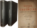 Livro: Historia de las Creencias - 2 Volumes. Fernando Nicolay. Anaconda, 1946.