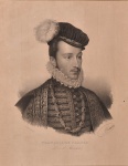 Reprodução - François de France - 38 x 30 cm.