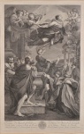 Reprodução - Quadro de D'Annibale Caracci, 62 x 40 cm.