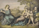 Catharina, Maria, Christus, Johannes und Joseph - Reprodução, 40 x 50 cm.