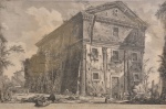 Reprodução - Veduta del Tempio di Bacco, 40 x 61 cm.