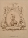 D. Pedro I Imperador do Brasil, reprodução, 40 x 30 cm.