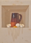 L. F. Prieto - Sem título, ost, datado 1990 e assinado cid, 50 x 40 cm.