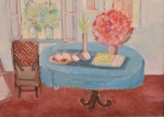 José Maria - Sem título, ost datado 74 e assinado cie, 35 x 44 cm.