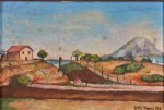 Beth Serpa - Paisagem, ost assinado datado 78 e assinado cid, 24 x 34 cm.