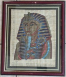 Faraó, reprodução colorida, 25 x 20 cm.