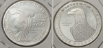 MOEDA USA OLIMPÍADAS DE LOS ANGELES 1983 - PRATA 900% - 26,70 Gramas - 38mm.