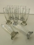 Lote com Oito tulipas para cerveja . Medindo : 16 cm .