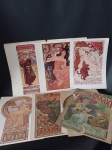 COLECIONISMO -  Lote com posters of mucha , e entre outros .