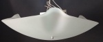 Lustre Plafon de teto  , vidro ondulado fosco . Medindo : 50 x 50 cm .Devido ao tamanho e fragilidade do vidro  não poderá ser enviado por correios , somente retirada ou transportadora .