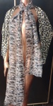 Lote com dois Cachecol/lenço , em animal print .