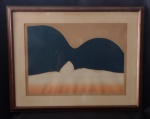LIGIA PALOMBINI 1979 - Quadro cerigrafia, tiragem . Med: Gravura : 49x70 cm   / Total : 72x92cm .Discreta marcas do tempo . Assinado .