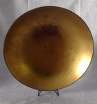 Grande centro de mesa/bowl, antigo, charão, com marcas do tempo . Medindo:44x10