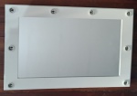Moldura espelho camarim na cor branca ,para 8 Lâmpadas . Discretas marcas de uso. Medindo : 59 x 87 cm.