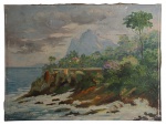 Gastão Formenti (Guaratinguetá, São Paulo. 1894 - Rio de Janeiro. 1974). "Paisagem do Rio de Jan