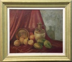 ANITA MALFATTI, óleo sobre tela, representando natureza morta, medida interna 59 x 49 cm, medida ext