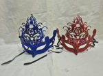 Lote de 2 mascaras de carnaval.