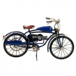 Grande e belíssima bicicleta, peça decorativa em metal. Medida 30x18cm
