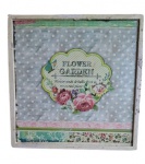 Delicado quadro decorativo FLOWER GARDEN. Medidas 14x14cm