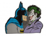 Placa para parede  em  Metal Recortada do Batman com o Coringa. Medidas...